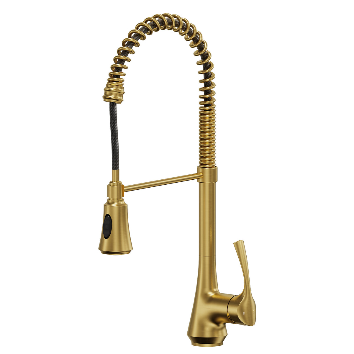 Single-Handle Pre-Rinse Spring Pull-Down Kitchen Faucet