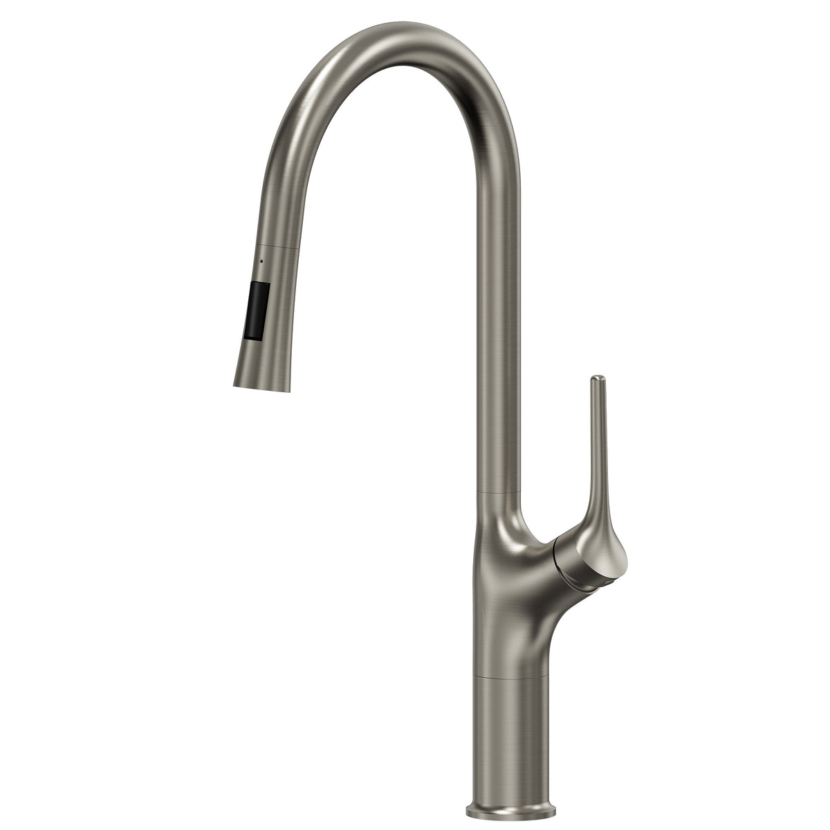 Single-Handle Pull-Down Kitchen Faucet With Dual Spray Modes