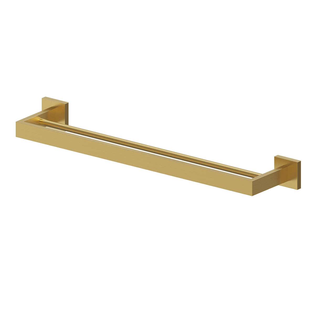 Wall Mounted Double Towel Bar for Bathroom Organization