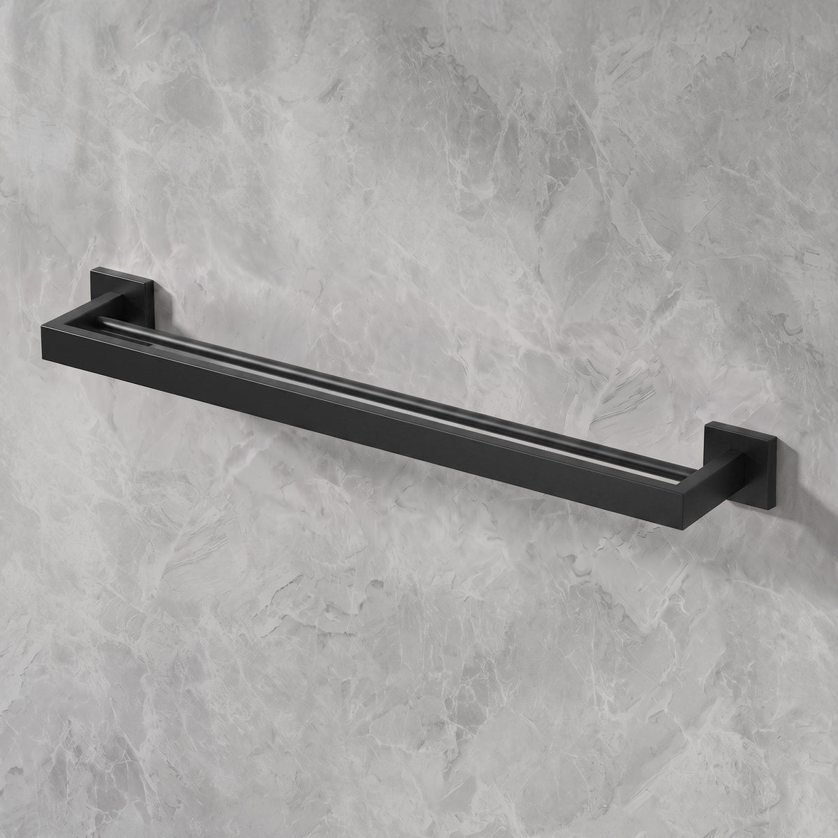 Wall Mounted Double Towel Bar for Bathroom Organization