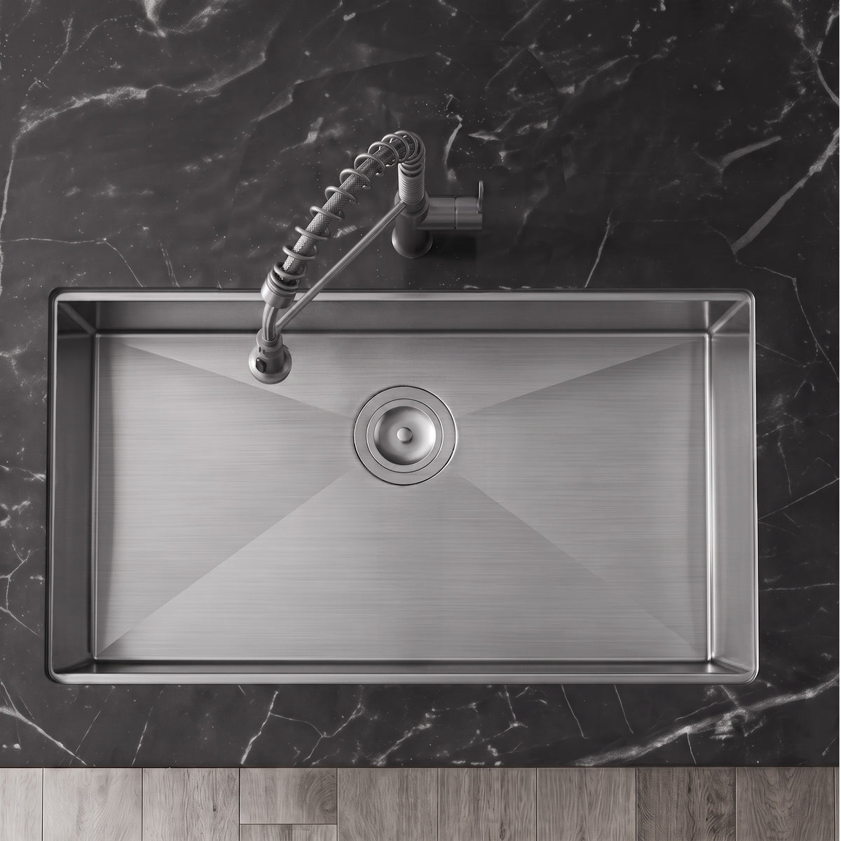 30-Inch Undermount Stainless Steel Workstation Kitchen Sink with Deep Basin