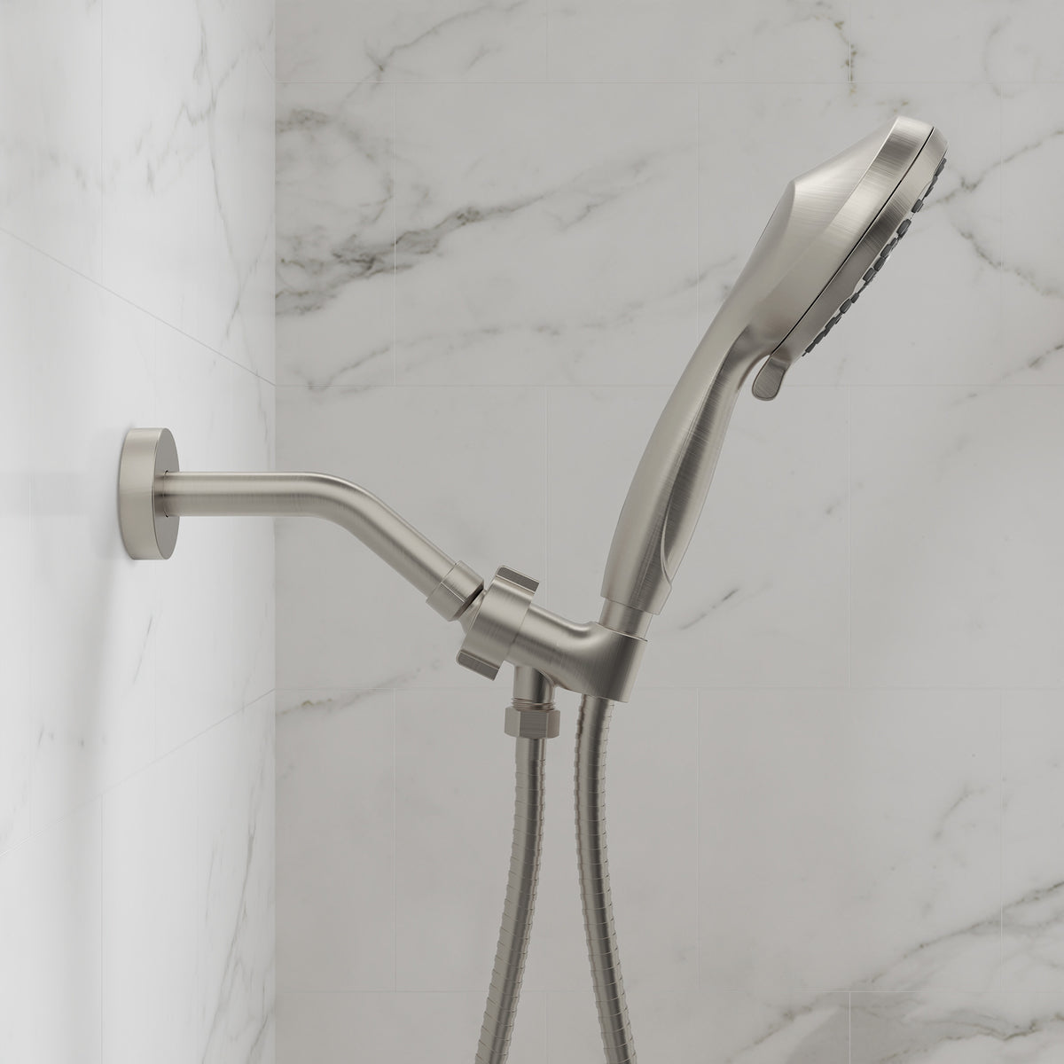 Wall-Mounted Shower Handheld with Five Spray Modes