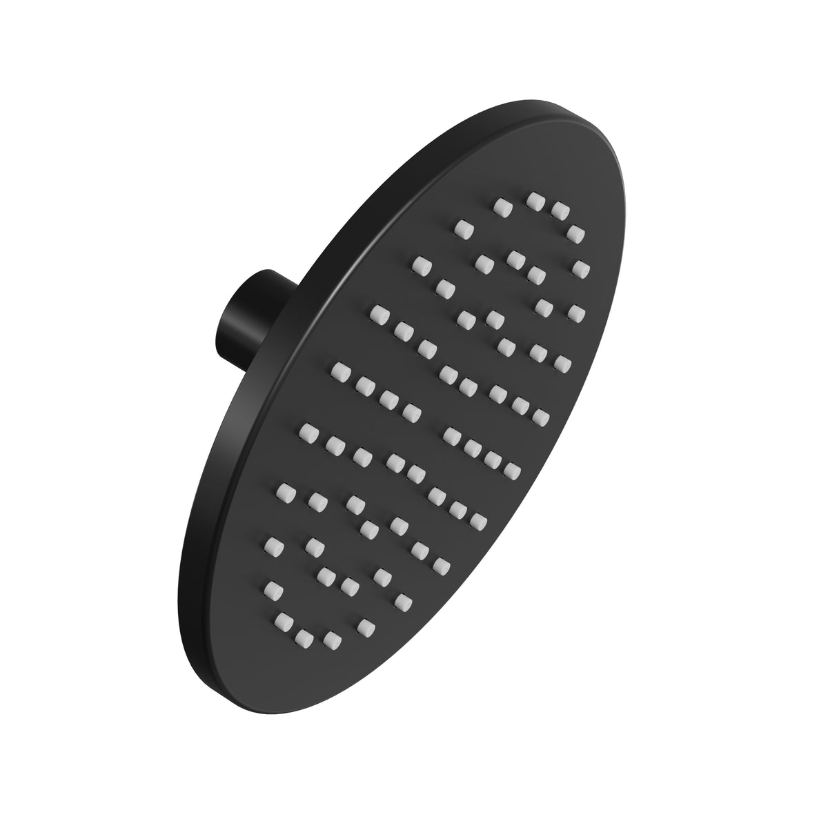 6-Inch Adjustable Rain Shower Head with Single-Spray Coverage