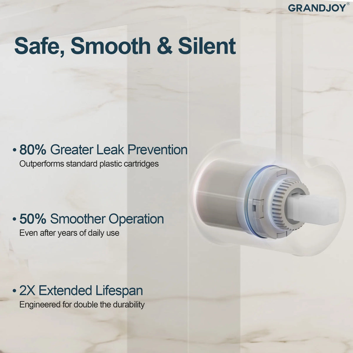 Single-Handle Bathroom Sink Faucet With Pop-Up Drain