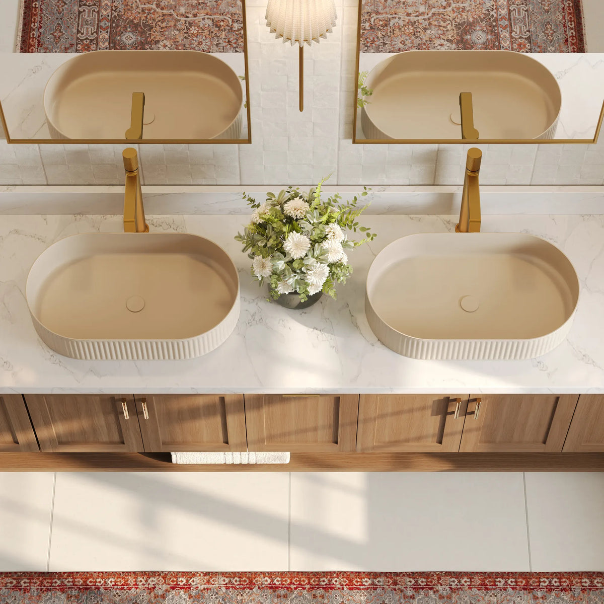 Single-Handle Vessel Bathroom Sink Faucet With Pop-Up Drain