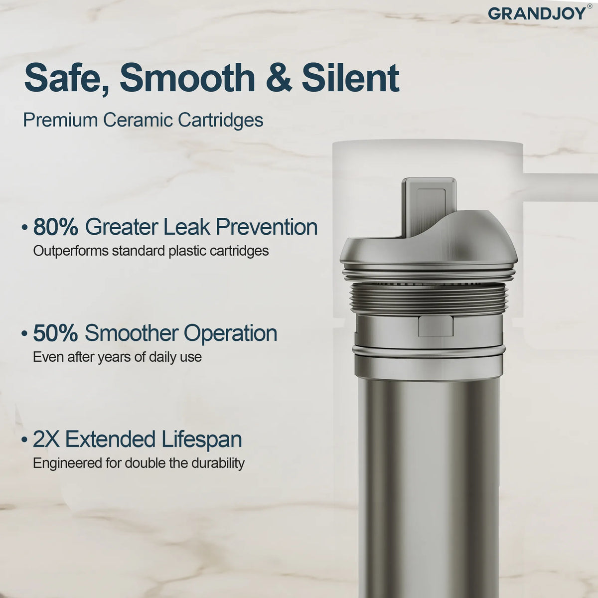 Single-Handle Vessel Bathroom Sink Faucet With Pop-Up Drain