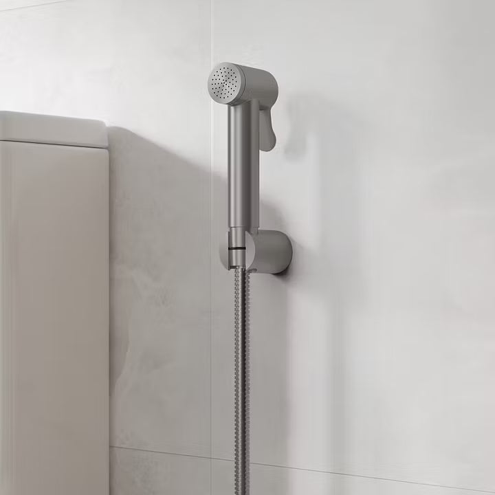 Single-Handle Wall-Mounted Bidet Sprayer with Concealed Rough-In Valve