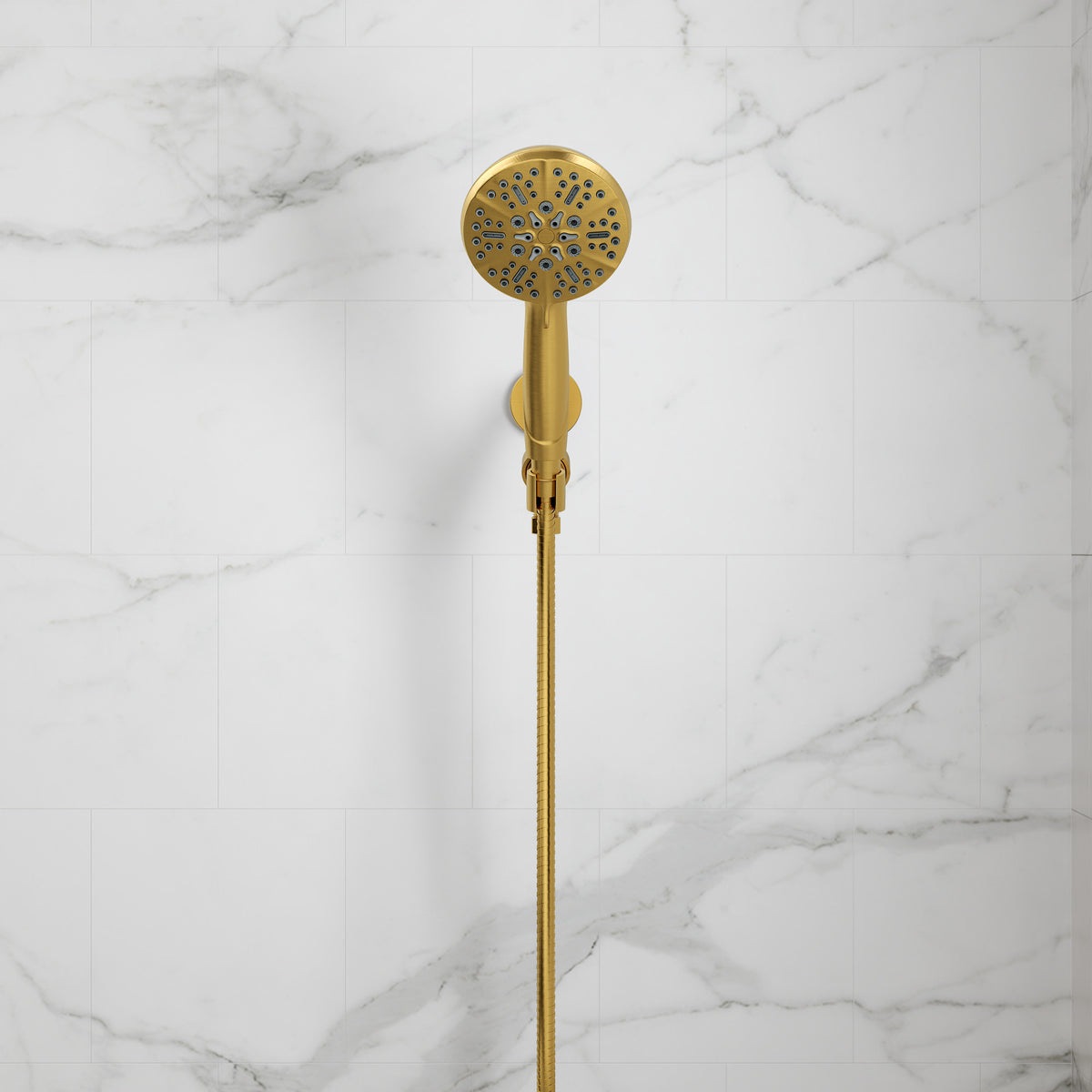 Wall-Mounted Shower Handheld with Five Spray Modes