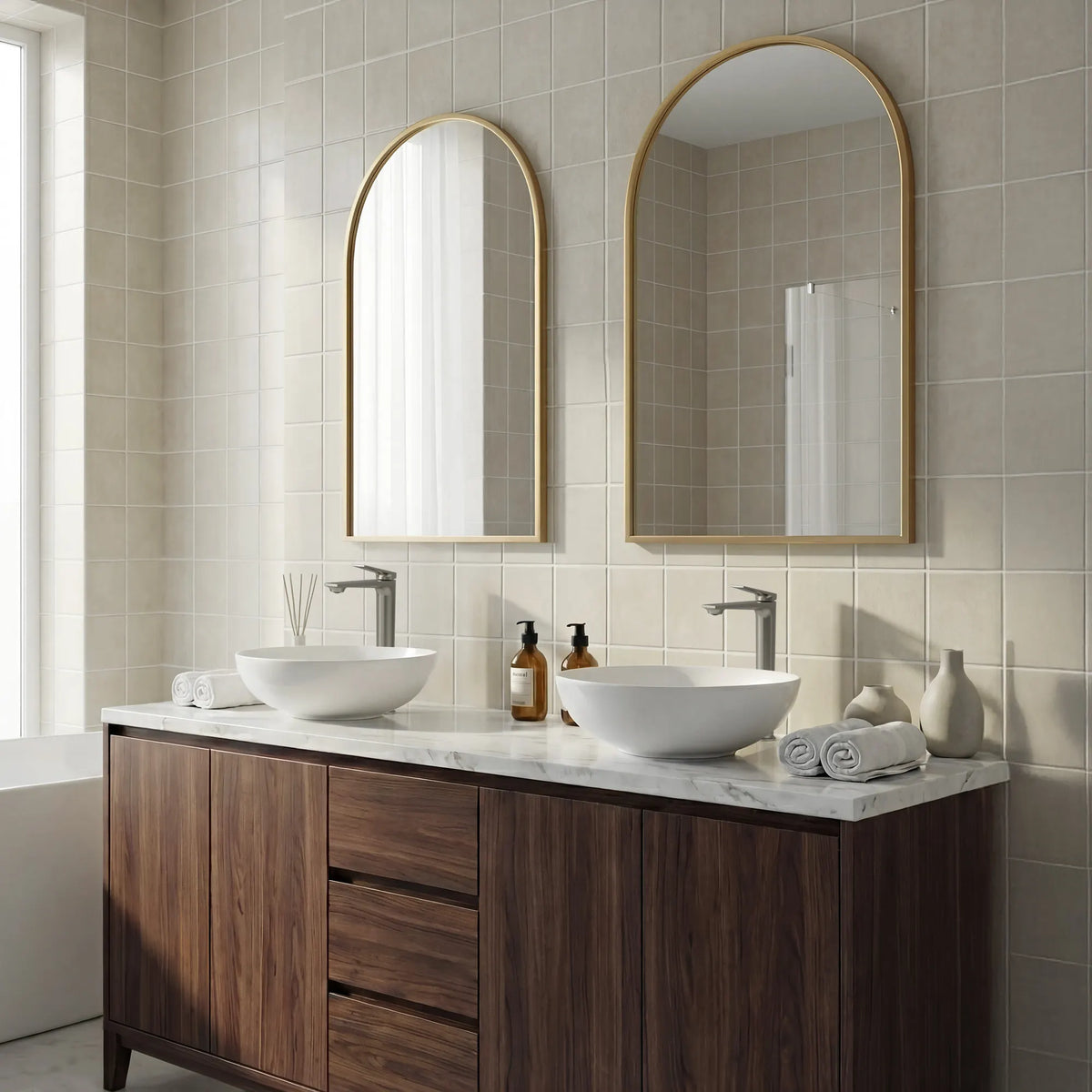 Single-Handle Vessel Bathroom Sink Faucet With Pop-Up Drain