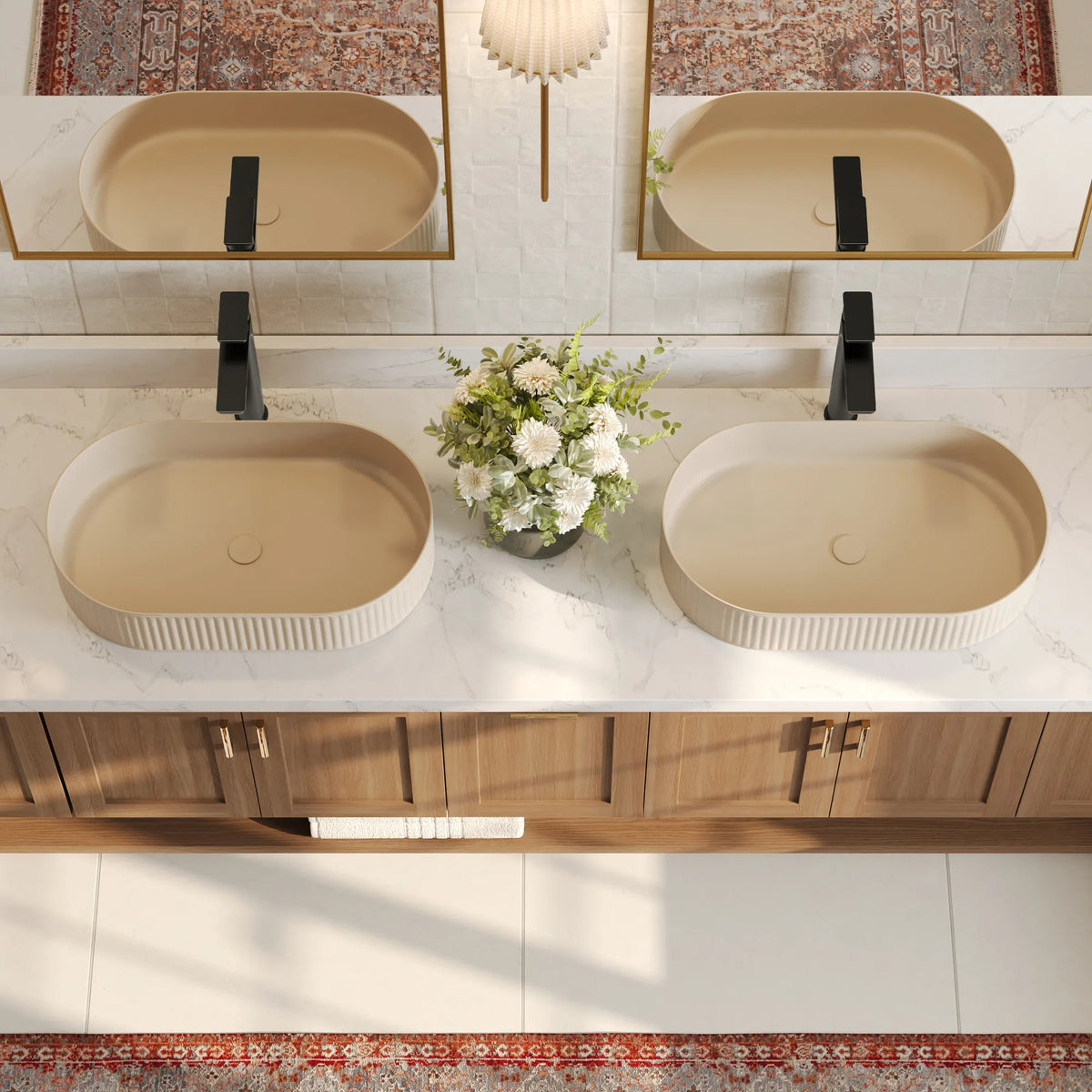 Single-Handle Vessel Bathroom Sink Faucet With Pop-Up Drain