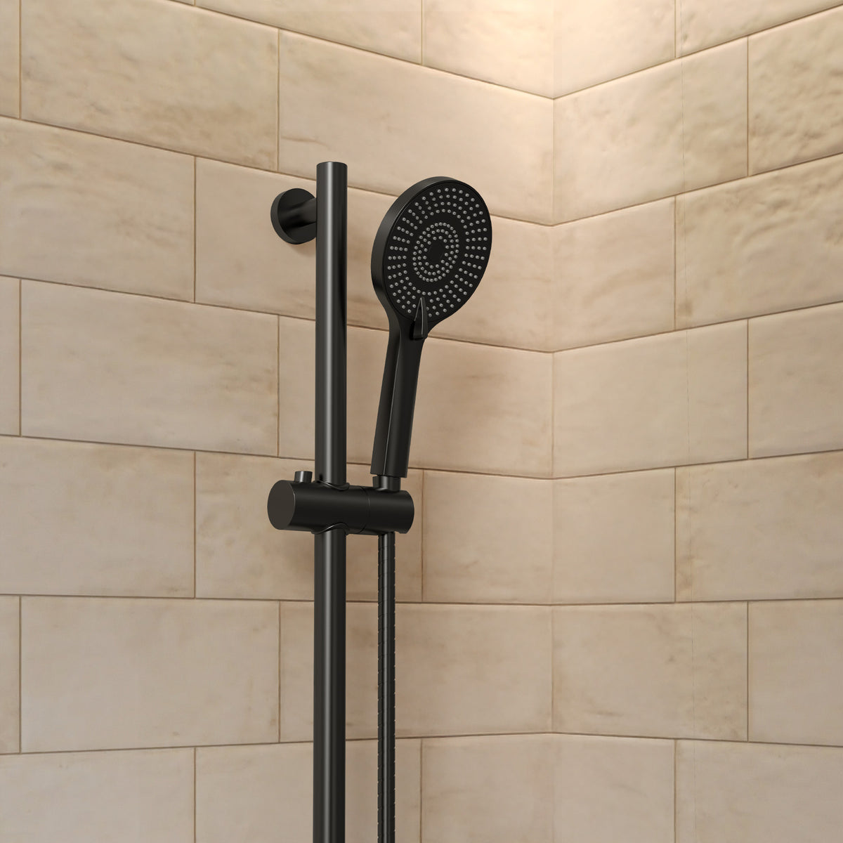 Wall-Mounted Shower Handheld with Adjustable Slide Bar