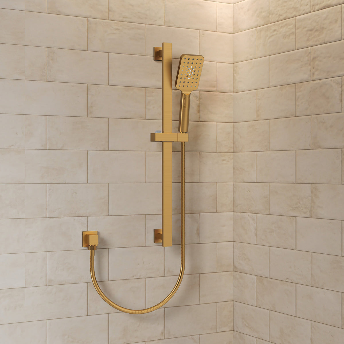 Wall-Mounted Shower Handheld with Three Spray Modes