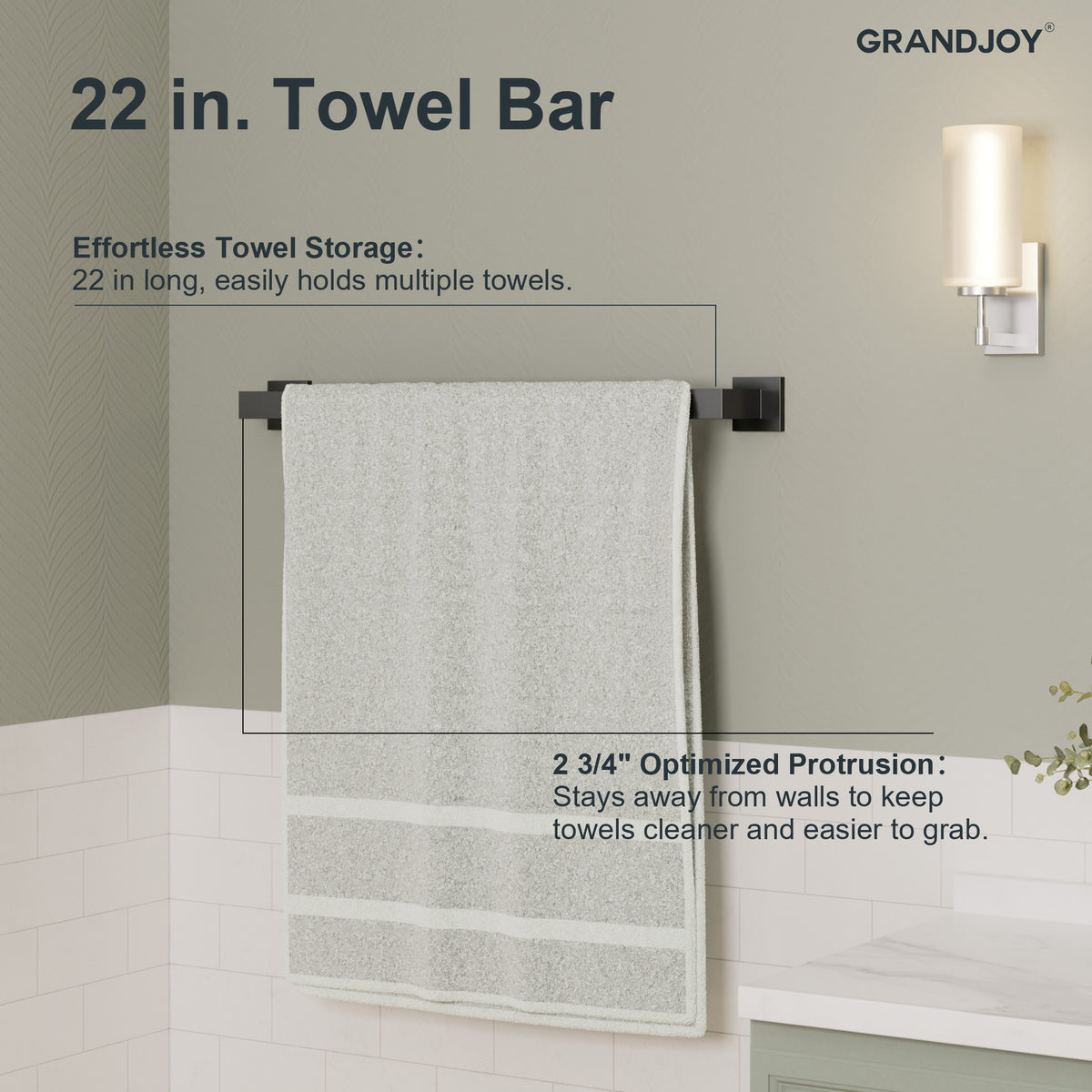 Four-Piece Wall-Mounted 304 Stainless Steel Bathroom Hardware Set