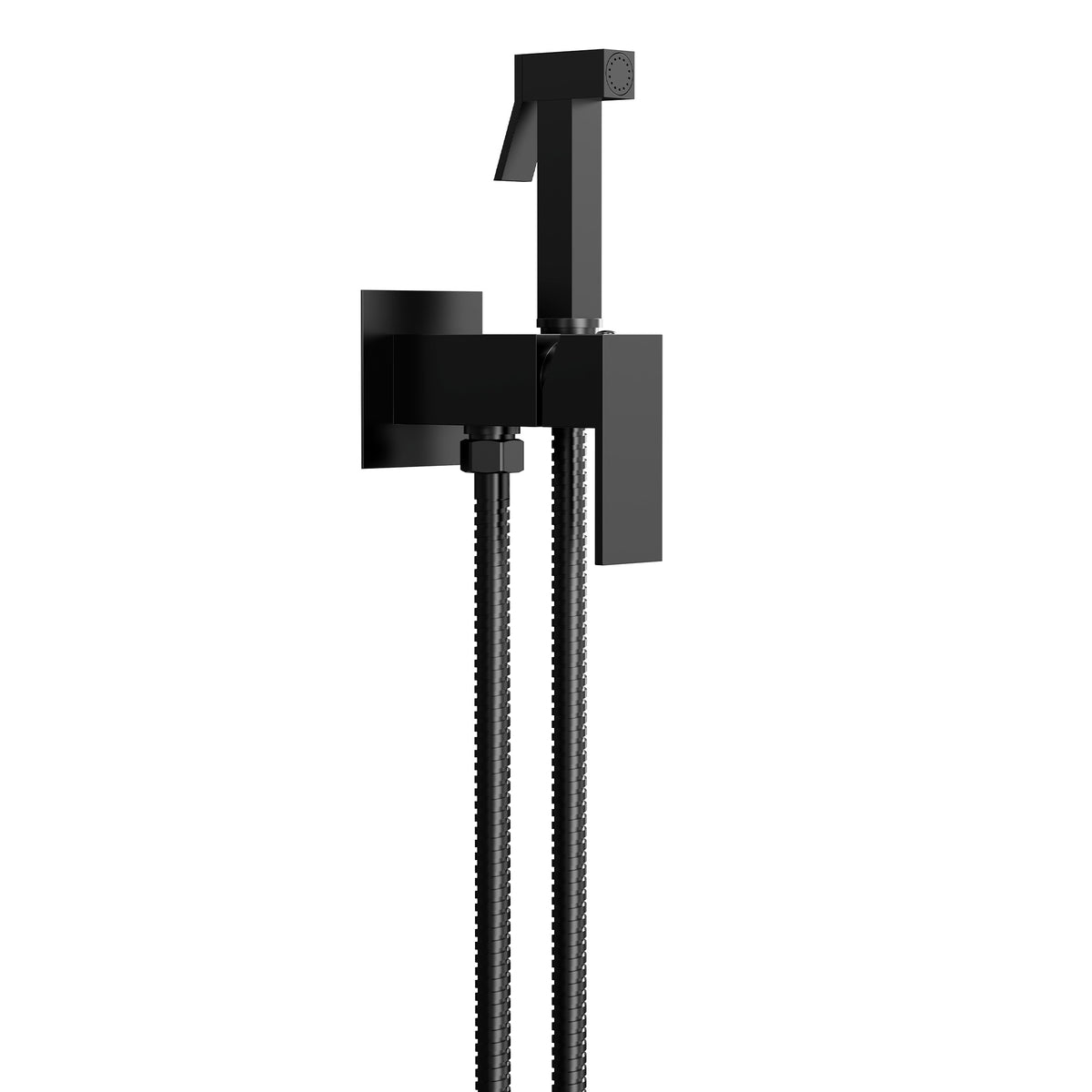 Wall-Mounted Brass Bidet Sprayer Set with Hot and Cold Control
