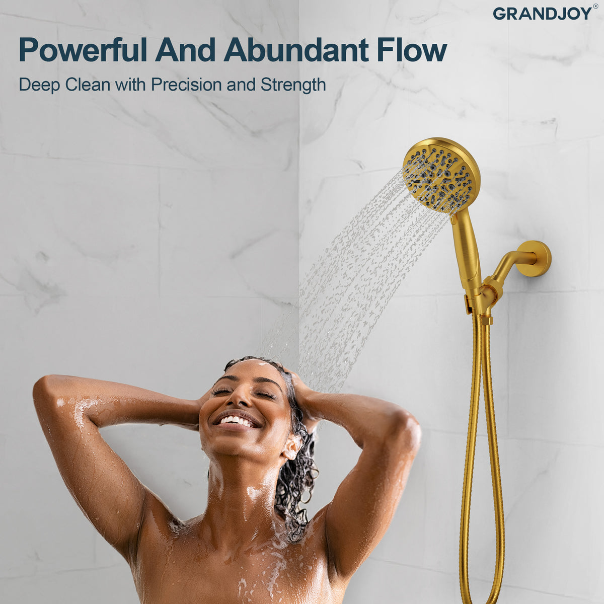 Wall-Mounted Shower Handheld with Five Spray Modes