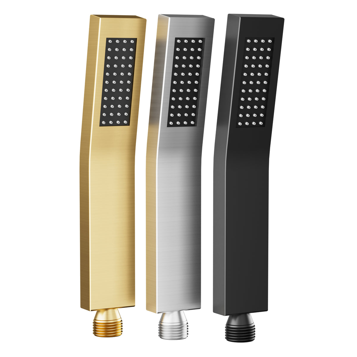 Single-Spray Wall-Mount Handheld Shower Head with Rainfall Flow