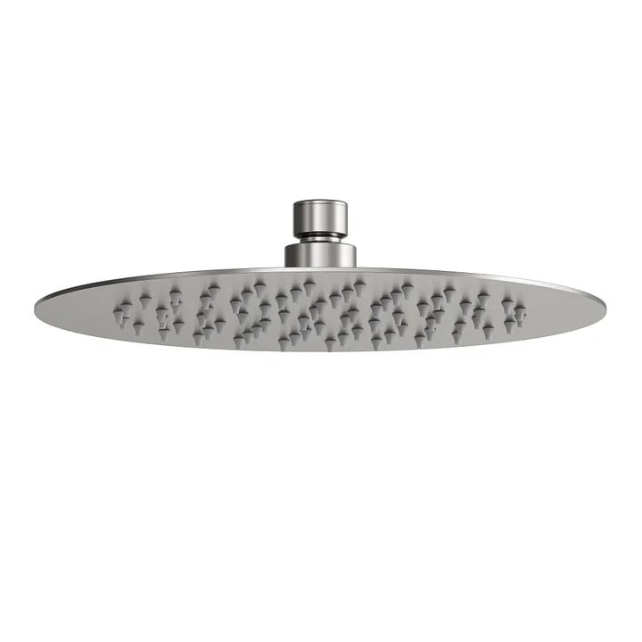 10-Inch Adjustable Rain Shower Head with Single-Spray Coverage