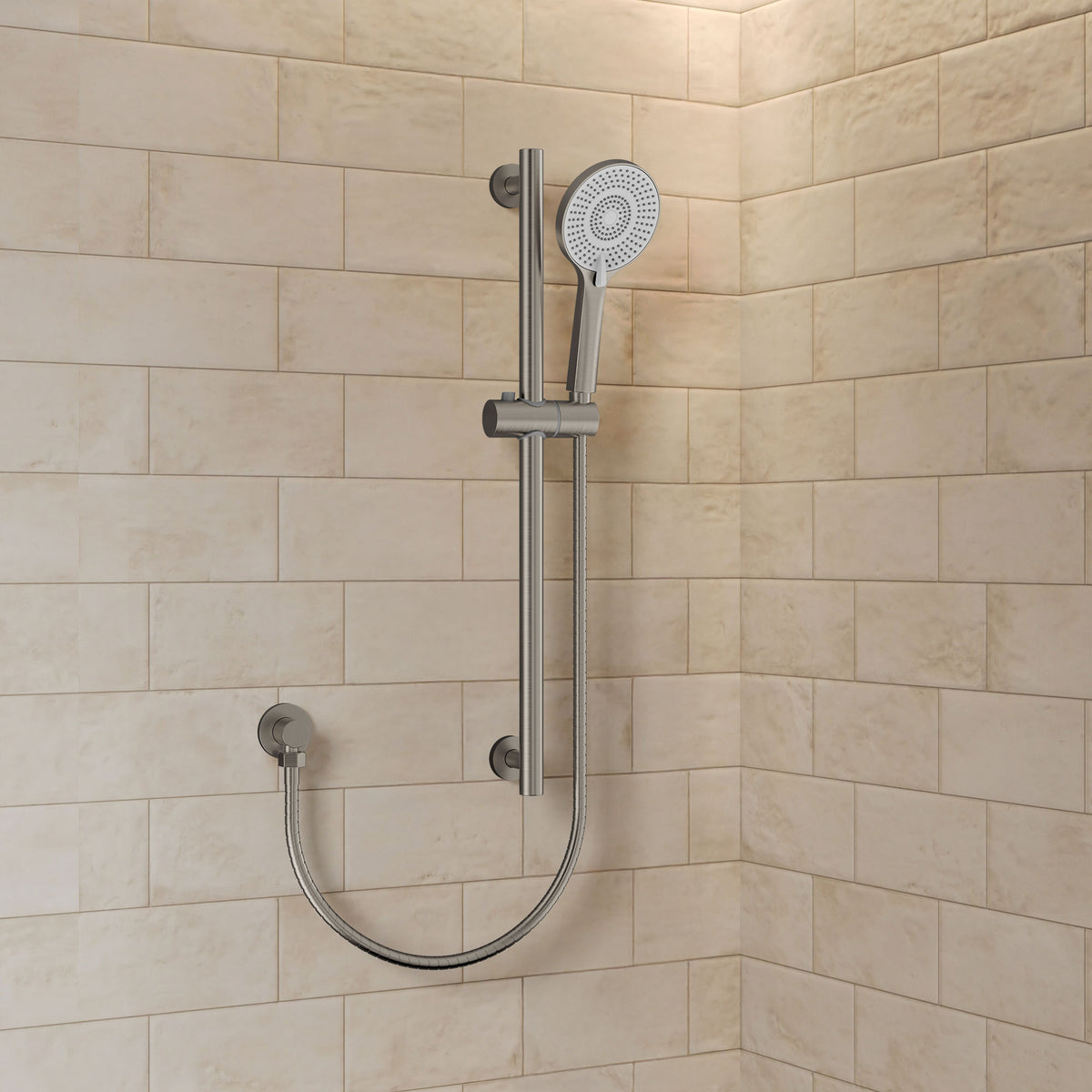 Wall-Mounted Shower Handheld with Adjustable Slide Bar