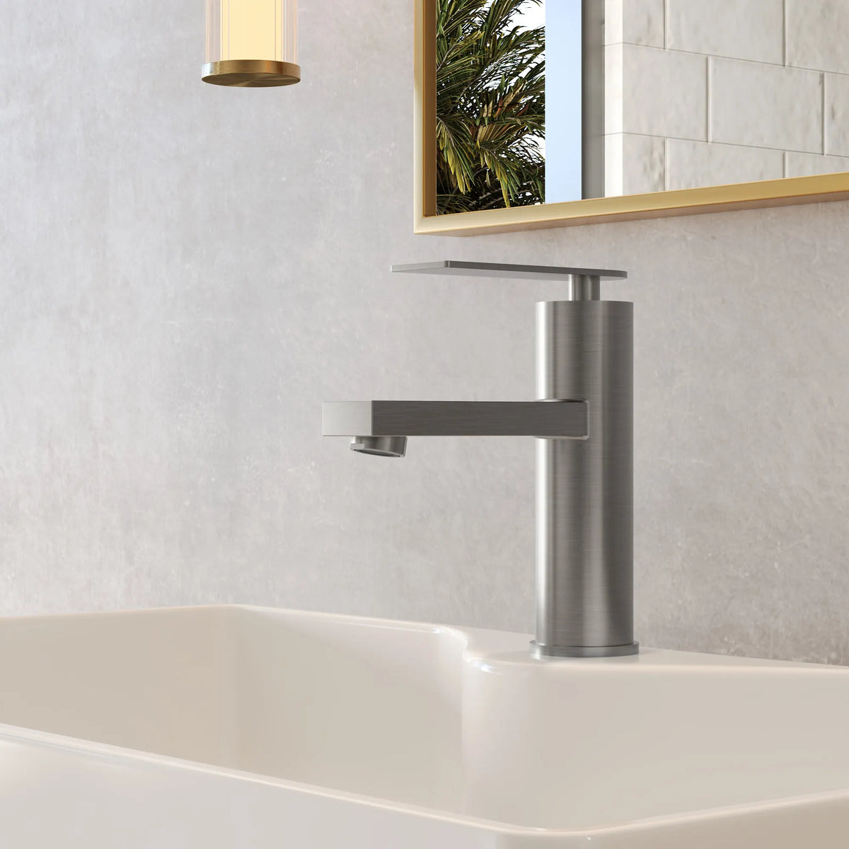 Single-Hole Bathroom Sink Faucet With Pop-Up Drain