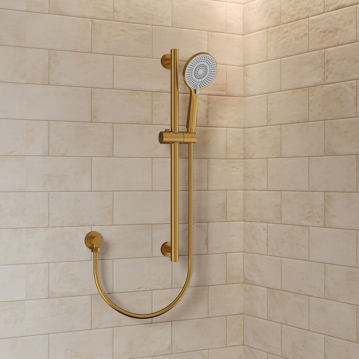 Wall-Mounted Shower Handheld with Adjustable Slide Bar