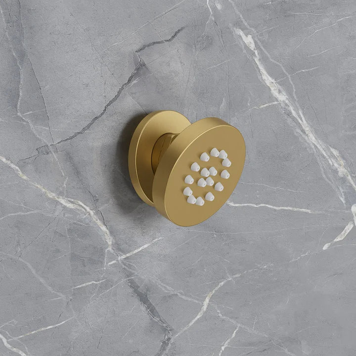 Adjustable Round Shower Body Spray with Targeted Water Flow